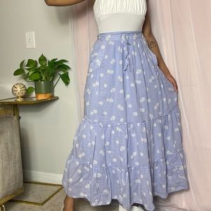 Old Navy Spring Fairycore/Cottagecore Maxi Skirt